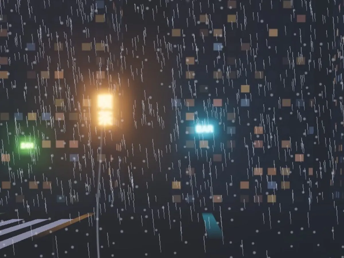 FLUXO Tóquio numa noite de chuva