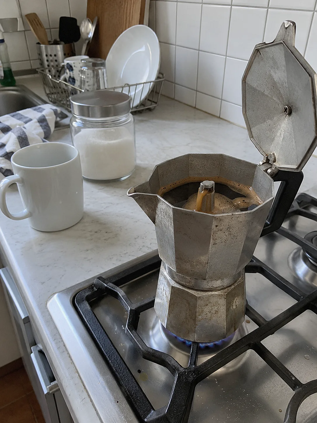Moka · de manhã